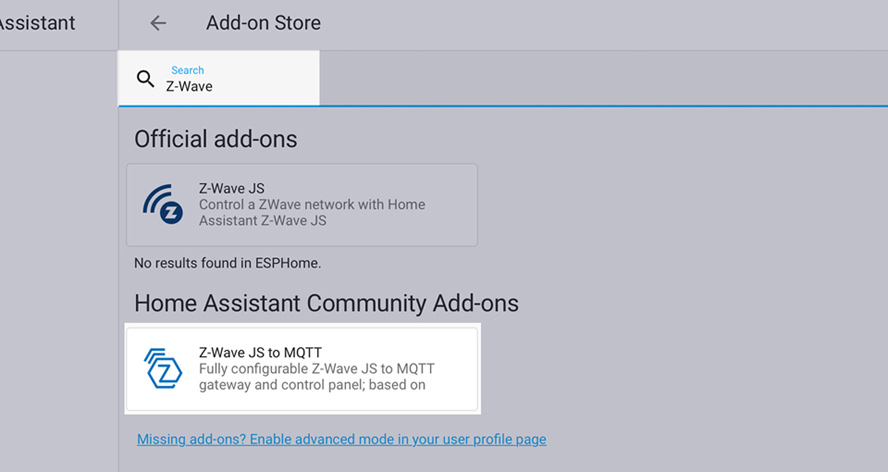 Z-Wave JS with MQTT setup in Home Assistant OS